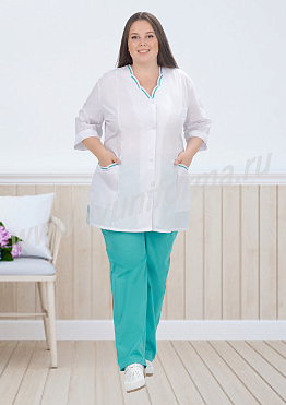 Костюм медицинский женский арт. М-02-64-ТС (size +)